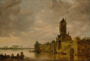 河边的城堡，1647年。