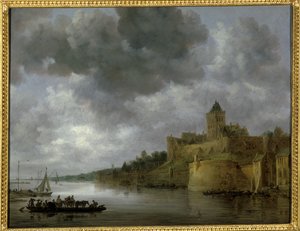 1642年在奈梅亨的Valkhof 作者 扬·约瑟夫斯·范·高恩