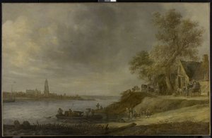 Rhenen的看法，1641年 作者 扬·约瑟夫斯·范·高恩