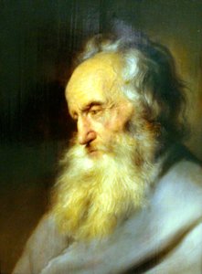 老人半身像 作者 扬·利文斯（Jan Lievens）