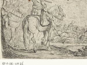 骑兵战斗中的两名骑士
骑兵战斗 作者 扬·马岑·德·琼格