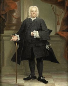一个人的肖像 作者 Jan Maurits Quinkhard（艺术家签名）