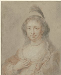 萨拉·范·贝尔勒 (Sara van Baerle) 的肖像，飞利浦·范·多普 (Philips van Dorp) 的妻子