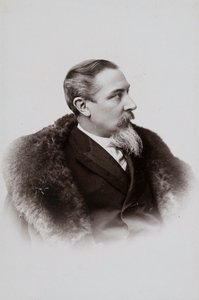 画家Henryk Siemiradzki的肖像，1843-1902，1893。 作者 扬·米茨科夫斯基