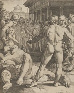 尤利西斯和伊鲁斯之间的斗争，约1590年