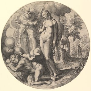 第六天死了》，出自《世界的创造》系列，约1598年。