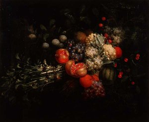 水果静物 作者 吉曼（Jille Pauwel）老人