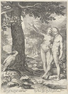 善恶树前的亚当和夏娃
亚当与夏娃 作者 亚伯拉罕·布洛玛特（Abraham Bloemaert）
