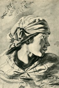 一位年轻女子的头，十七世纪中叶，1943年。