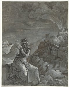 卡桑德拉（Cassandra）哀悼摧毁特洛伊（Troy），1550-55年