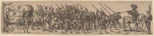 与军士长的行李列车 作者 在 Barthel Beham 之后的 Jan Theodor de Bry