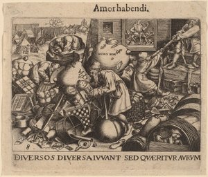 常人 作者 Jan Theodor de Bry 以老彼得·勃鲁盖尔为原型