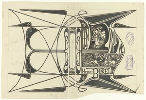 装订设计：Henri Borel，《一个梦》，1899 年