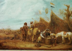 骑兵的光环（木板油画） 作者 