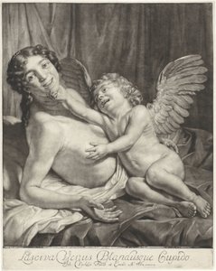 维纳斯与爱
Lasciva Venus Blandusque Cupido（物品上的标题） 作者 扬·维尔科列（一）