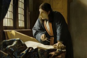 地理学家（详细信息）。 1669 作者 扬·维米尔·范·代尔夫特