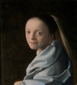 一名年轻女子的肖像，c.1663-65