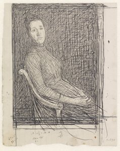 安娜-多萝西娅-维斯-迪尔克斯（Anna Dorothea Veth-Dirks）肖像，坐于右侧