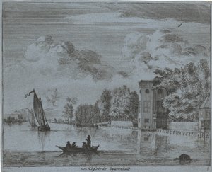 哈勒姆的斯帕仁豪特庄园景观
De Hofstede Sparenhout（物品上的标题）
哈勒姆周边风景（系列标题）
Gesigten buijten Haarlem, Done by.J.V.V.（物品上的系列名称） 作者 扬·文森茨。范德文