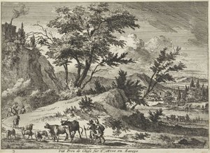 萨瓦省阿尔弗河畔克吕塞附近的道路景观
Vue Prez de Cluse sur L´Arve en Savoie（物体上的标题）
萨瓦的面孔（系列标题） 作者 扬·文森茨。范德文