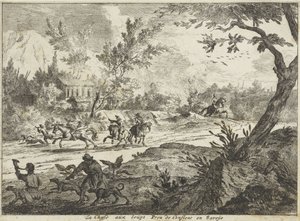 萨瓦省康弗朗斯附近的猎狼活动
La Chasse aux Loups Prez de Conflans en Savoie（物体上的标题）
萨瓦的面孔（系列标题） 作者 扬·文森茨。范德文