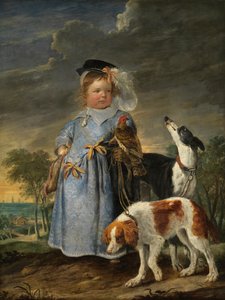 男孩肖像（面板油画） 作者 Jan 和 Quellinus Erasmus (1607 78) Fijt