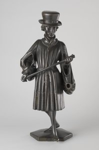 波旁的伊莎贝拉墓中的哭泣者，约1475-76（青铜）。 作者 Jan attrib.to Borman
