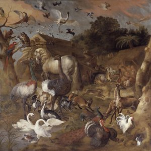 诺亚方舟，约 1710 年（布面油画）