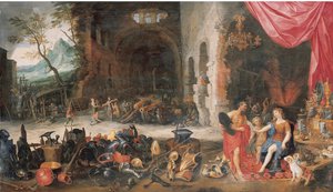 金星在瓦肯熔炉 作者 扬·布鲁格（Jan Brueghel）