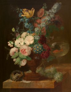 花束（面板油画） 作者 扬·范·阿姆斯特尔
