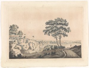 山坡上的城堡景观 作者 Jan van Call (I) (可能)