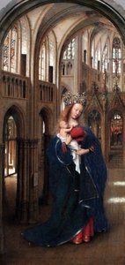 德语：Die Madonna in der Kirche 教堂中的圣母 作者 扬·范·埃克
