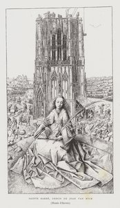 St Barbara，1437 作者 扬·范·埃克