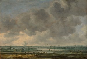 哈勒姆和Haarlemmer Meer的景色，1646年。