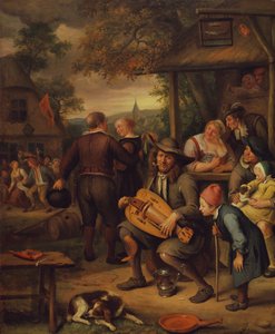 Hurdy Gurdy播放器 作者 扬·范·凯塞尔（Jan van Kessel）