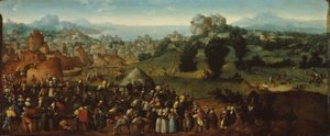 锦标赛和狩猎者的风景 作者 扬·范·斯柯（Jan van Scorel）