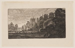 哈勒姆的 "Spaernwouder "或 "Amsterdamsche Poort"，选自《六幅风景画
