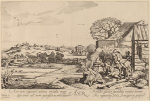 空气 作者 在 Willem Buytewech 之后的 Jan van de Velde II