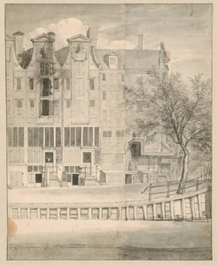Leidsegracht 被烧毁的房屋，1684 年 作者 扬·范德·海登