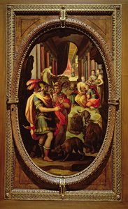 Ulysses，Mercury和Circe，1570（石油上的石油） 作者 扬·范德·斯特雷特