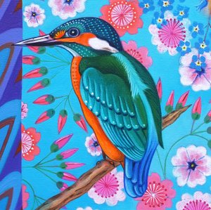 翠鸟，2016年， 作者 简·塔特斯菲尔德