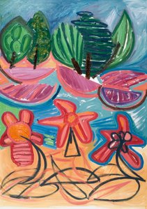 我们只有不败之身（三），2007年（布面油画）。