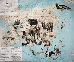 亚洲和远东的动物地图 作者 亚诺斯·巴林特（Janos Balint）