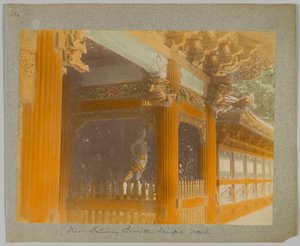 日本日光寺院大门（手绘黑白照片） 作者 日本摄影师