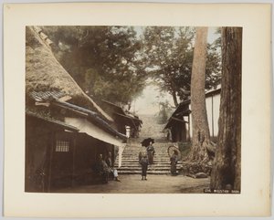 Midzutani，奈良，日本（手绘黑白照片） 作者 日本摄影师