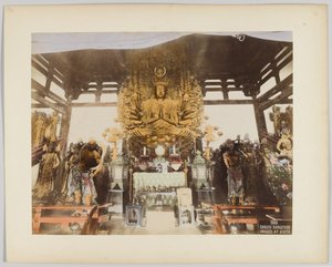 日本京都的三九三间堂照片（手绘黑白照片） 作者 日本摄影师
