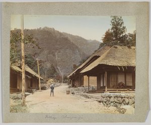 日本日光中禅寺村（手绘黑白照片） 作者 日本摄影师