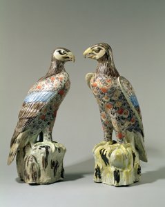 一对有田老鹰，1695（瓷器）