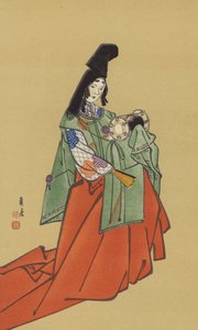 镰仓政府时代的白鸟吉（彩虹画） 作者 日本学校