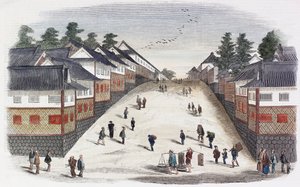 杰德多王子区的一条街道 作者 日本学校